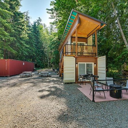 Unique Container Studio With Deck And Fire Pit! Buckley Εξωτερικό φωτογραφία